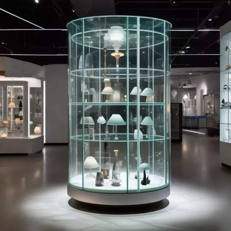 Co sprawia, że ​​szklane obrotowe witryny oświetleniowe są idealnym rozwiązaniem do prezentacji Twoich produktów